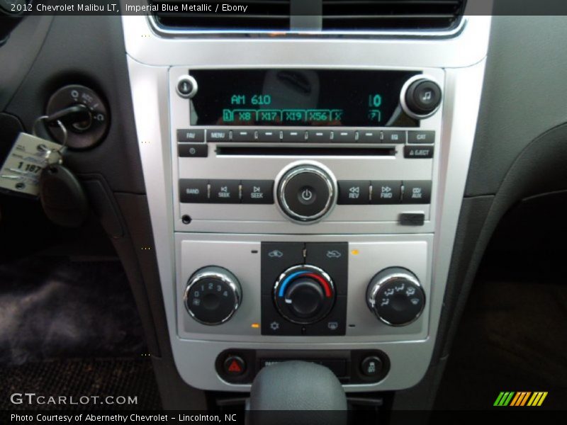 Imperial Blue Metallic / Ebony 2012 Chevrolet Malibu LT