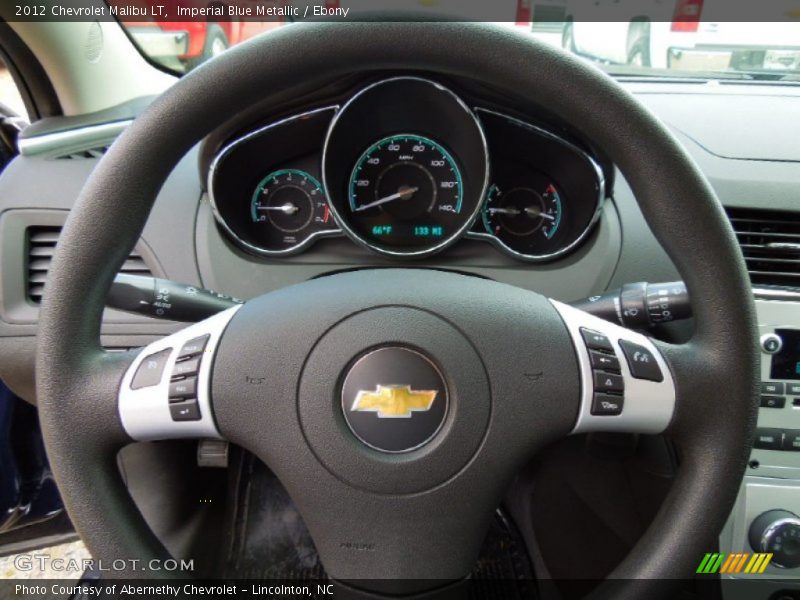 Imperial Blue Metallic / Ebony 2012 Chevrolet Malibu LT