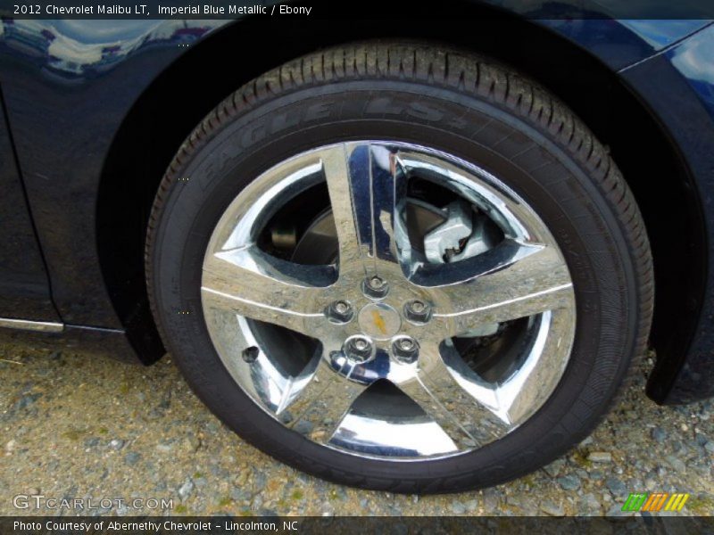 Imperial Blue Metallic / Ebony 2012 Chevrolet Malibu LT