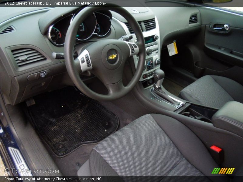 Imperial Blue Metallic / Ebony 2012 Chevrolet Malibu LT