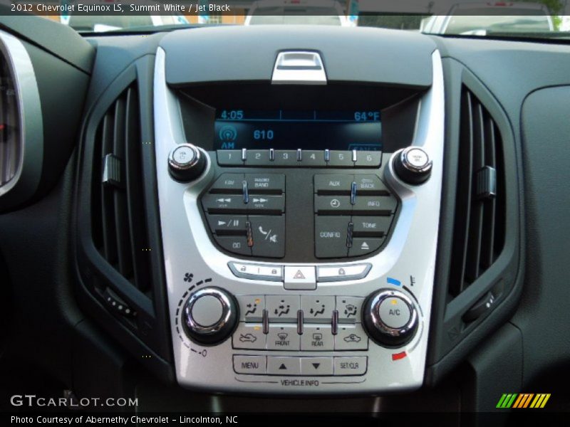 Summit White / Jet Black 2012 Chevrolet Equinox LS