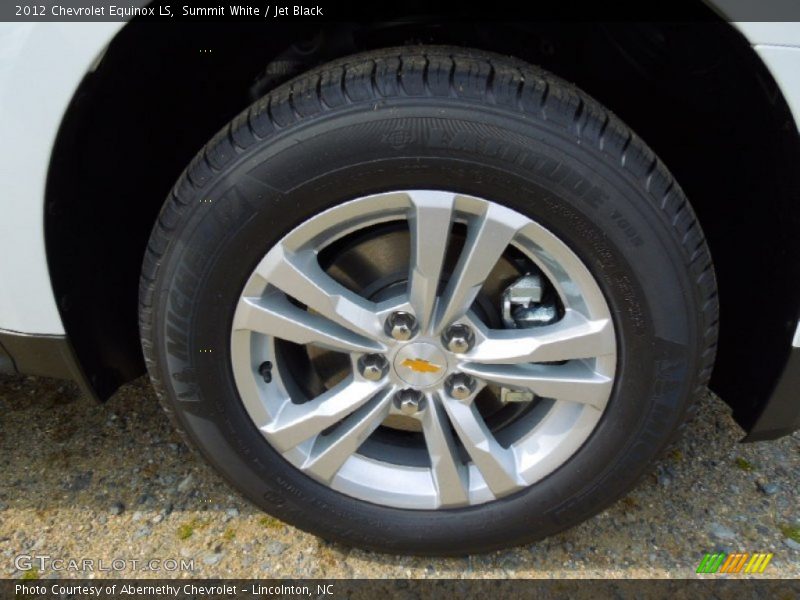 Summit White / Jet Black 2012 Chevrolet Equinox LS