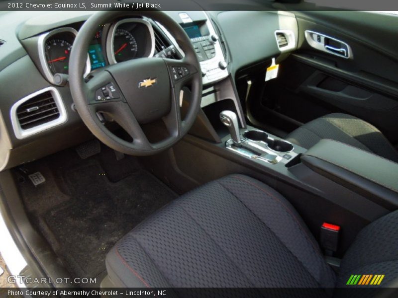 Summit White / Jet Black 2012 Chevrolet Equinox LS