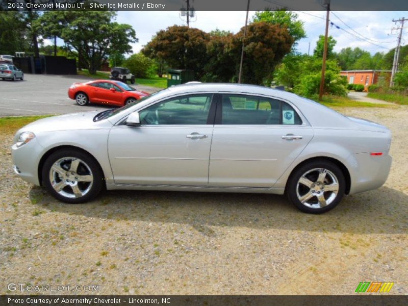 Silver Ice Metallic / Ebony 2012 Chevrolet Malibu LT