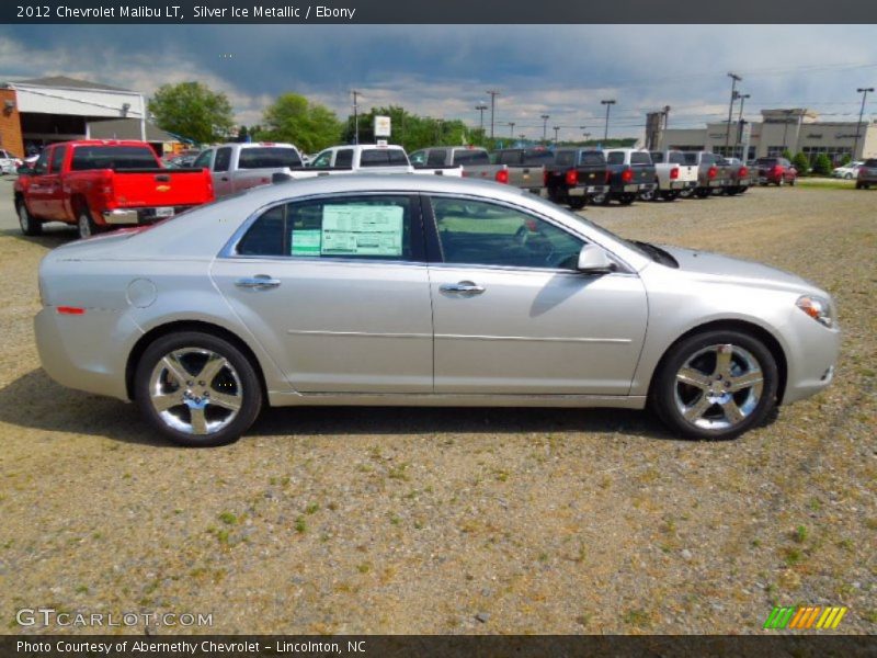 Silver Ice Metallic / Ebony 2012 Chevrolet Malibu LT