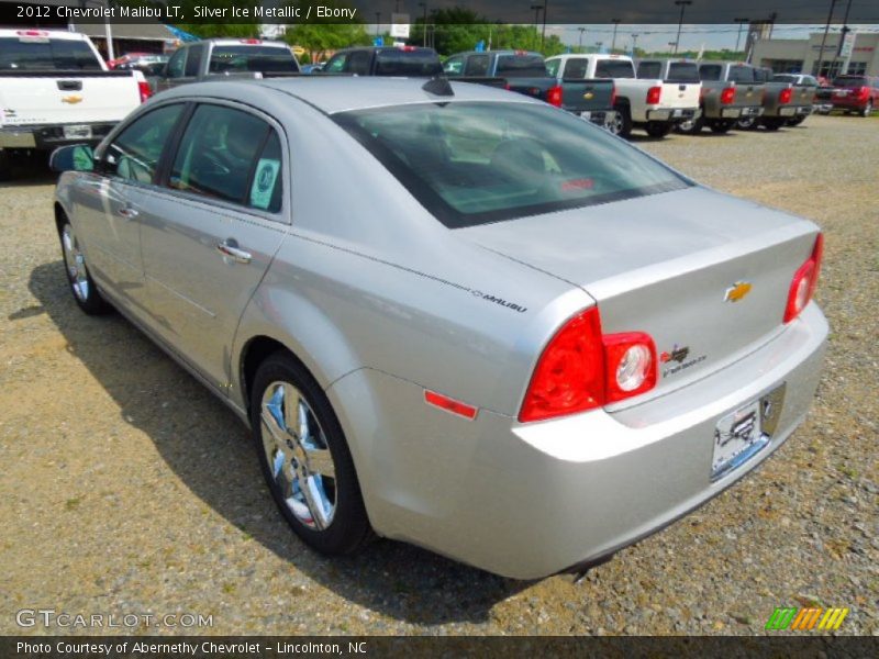 Silver Ice Metallic / Ebony 2012 Chevrolet Malibu LT