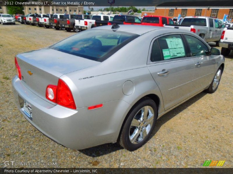 Silver Ice Metallic / Ebony 2012 Chevrolet Malibu LT