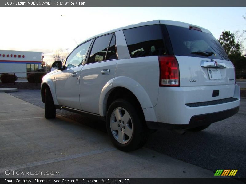 Polar White / Tan 2007 Saturn VUE V6 AWD