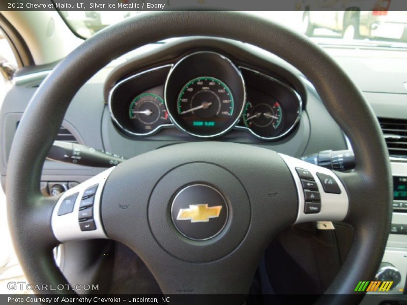 Silver Ice Metallic / Ebony 2012 Chevrolet Malibu LT