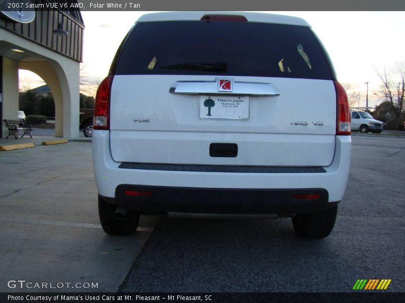 Polar White / Tan 2007 Saturn VUE V6 AWD