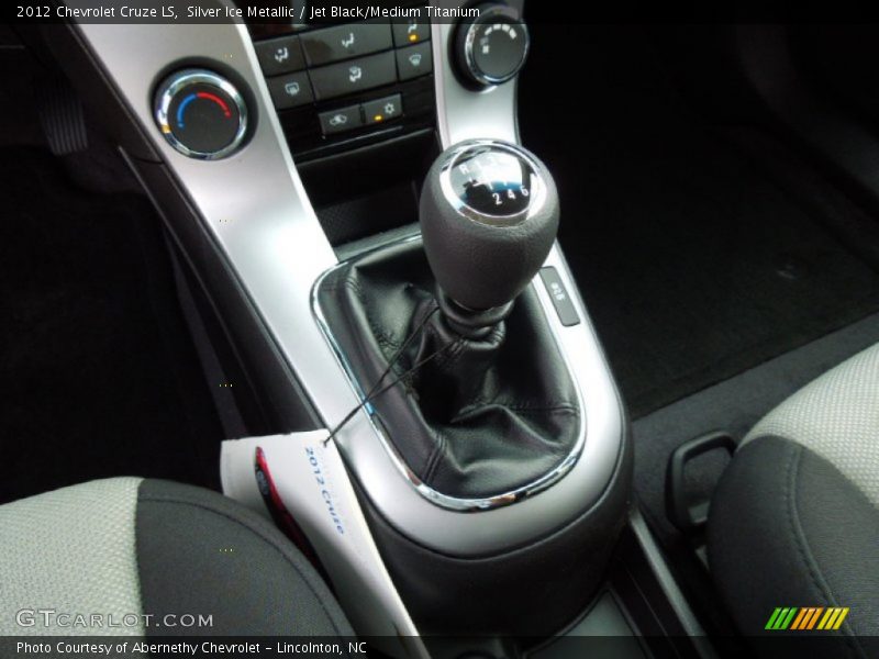 Silver Ice Metallic / Jet Black/Medium Titanium 2012 Chevrolet Cruze LS