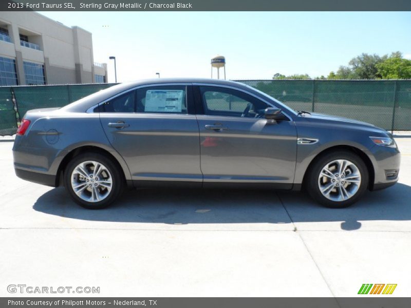 Sterling Gray Metallic / Charcoal Black 2013 Ford Taurus SEL