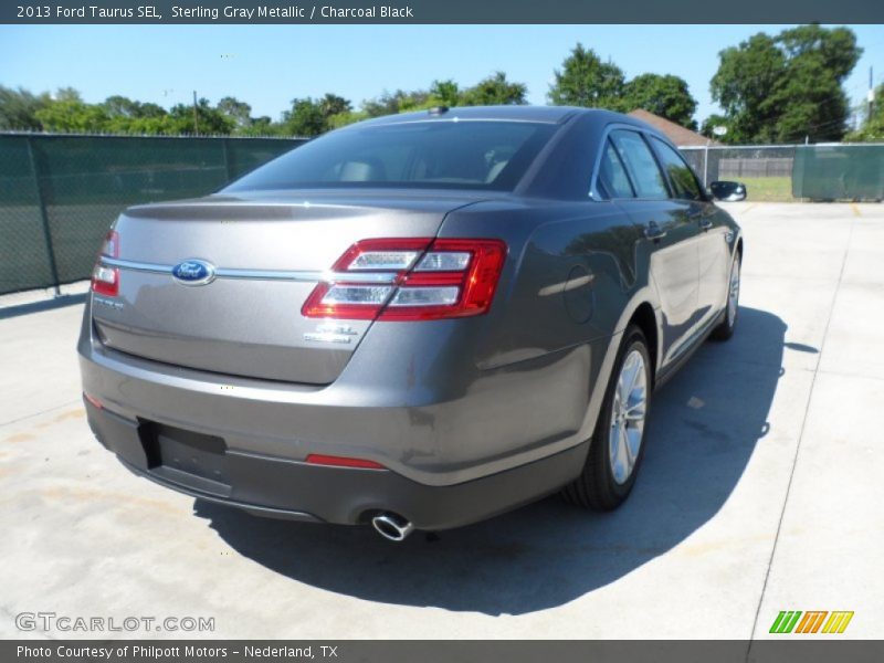 Sterling Gray Metallic / Charcoal Black 2013 Ford Taurus SEL