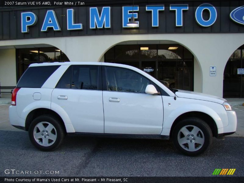 Polar White / Tan 2007 Saturn VUE V6 AWD