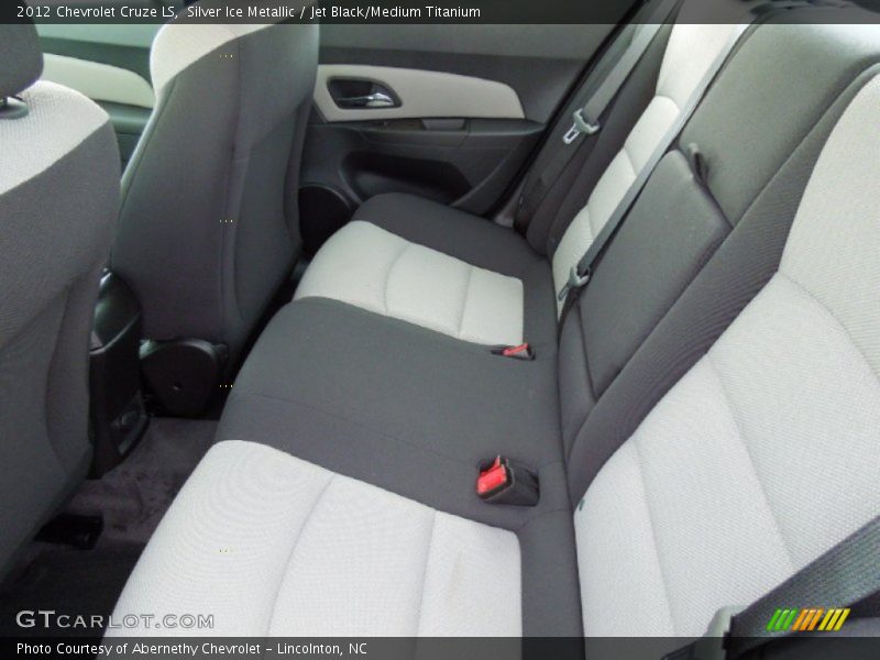 Silver Ice Metallic / Jet Black/Medium Titanium 2012 Chevrolet Cruze LS