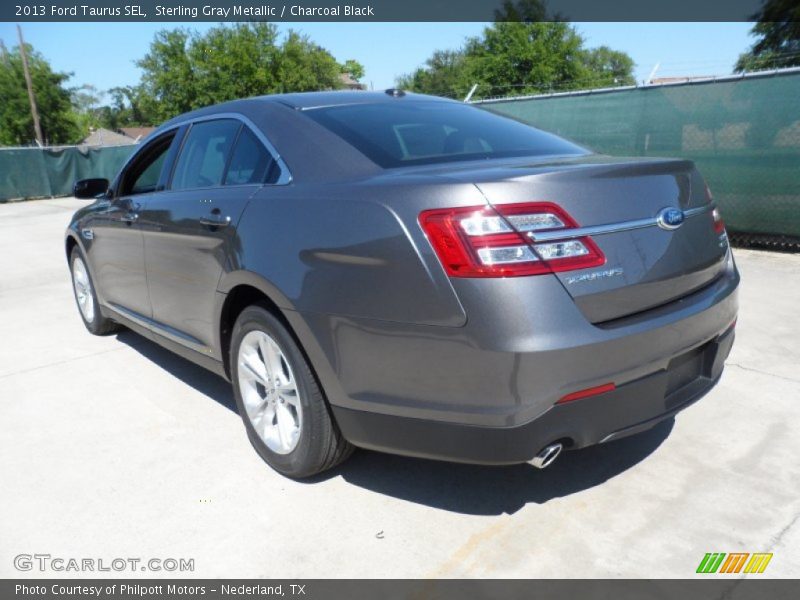 Sterling Gray Metallic / Charcoal Black 2013 Ford Taurus SEL