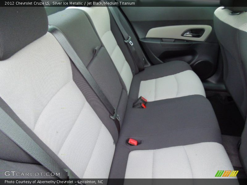 Silver Ice Metallic / Jet Black/Medium Titanium 2012 Chevrolet Cruze LS