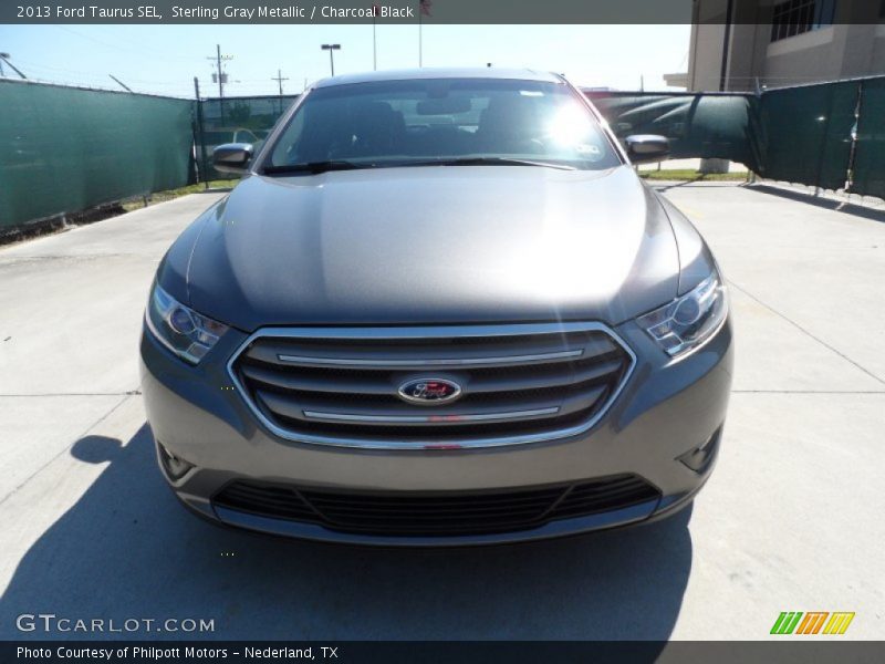 Sterling Gray Metallic / Charcoal Black 2013 Ford Taurus SEL