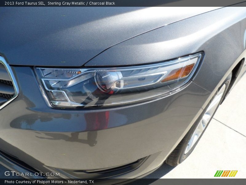Sterling Gray Metallic / Charcoal Black 2013 Ford Taurus SEL