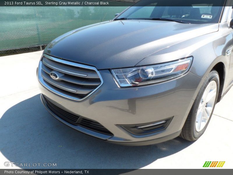 Sterling Gray Metallic / Charcoal Black 2013 Ford Taurus SEL