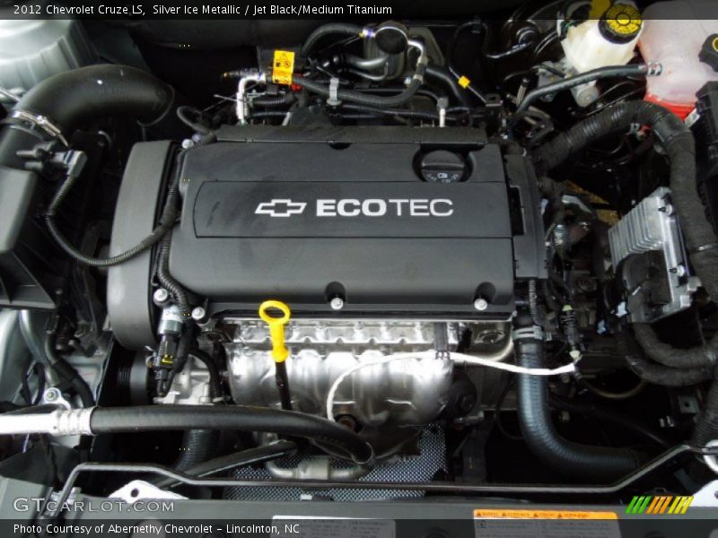 Silver Ice Metallic / Jet Black/Medium Titanium 2012 Chevrolet Cruze LS
