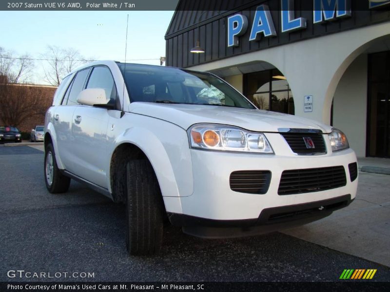 Polar White / Tan 2007 Saturn VUE V6 AWD