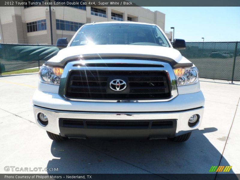 Super White / Black 2012 Toyota Tundra Texas Edition Double Cab 4x4