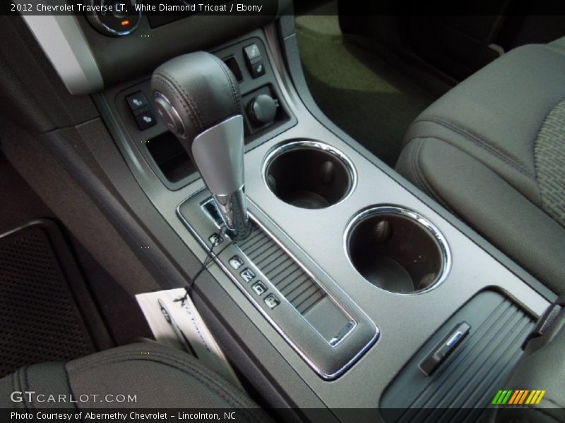 White Diamond Tricoat / Ebony 2012 Chevrolet Traverse LT