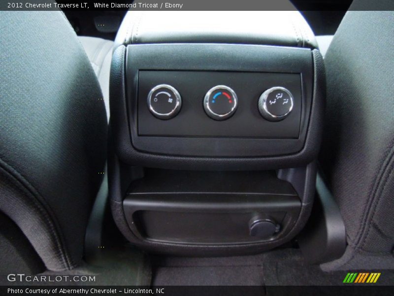 White Diamond Tricoat / Ebony 2012 Chevrolet Traverse LT