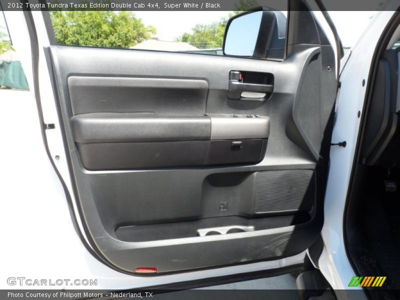 Super White / Black 2012 Toyota Tundra Texas Edition Double Cab 4x4
