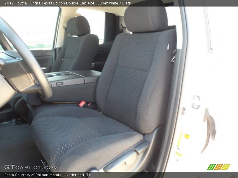 Super White / Black 2012 Toyota Tundra Texas Edition Double Cab 4x4