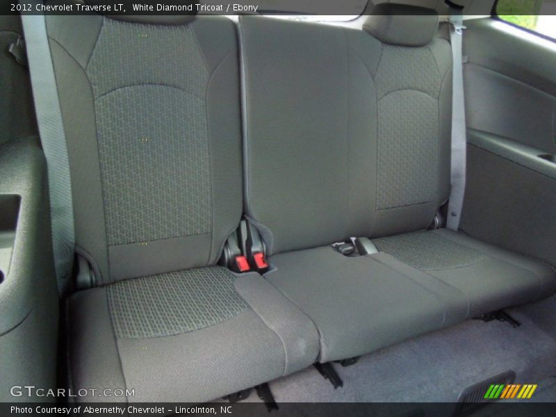 White Diamond Tricoat / Ebony 2012 Chevrolet Traverse LT