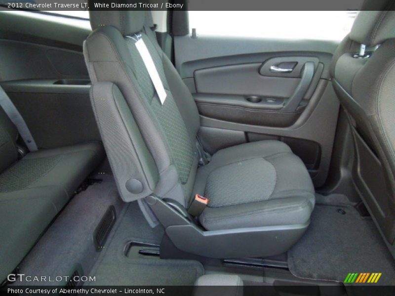 White Diamond Tricoat / Ebony 2012 Chevrolet Traverse LT