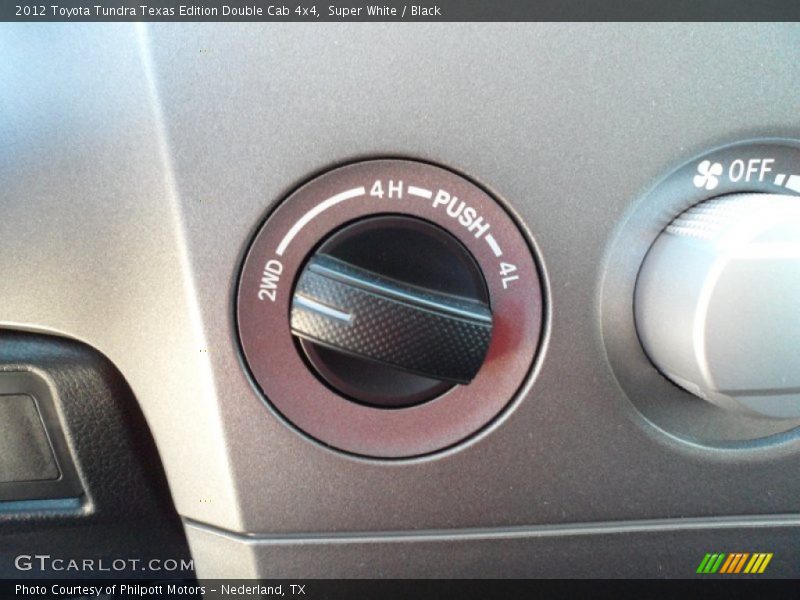 Super White / Black 2012 Toyota Tundra Texas Edition Double Cab 4x4