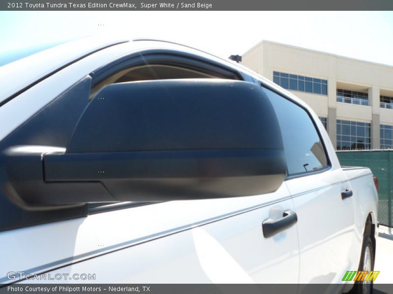 Super White / Sand Beige 2012 Toyota Tundra Texas Edition CrewMax