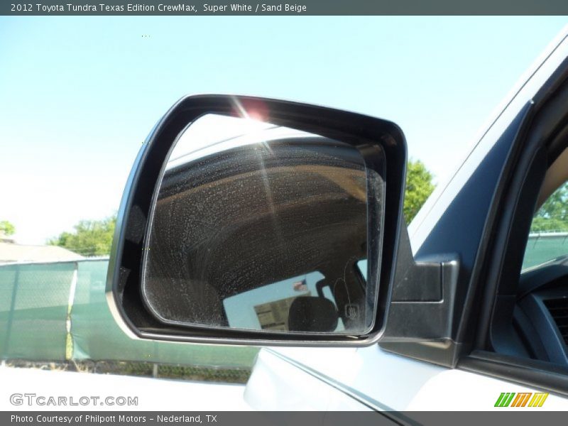Super White / Sand Beige 2012 Toyota Tundra Texas Edition CrewMax