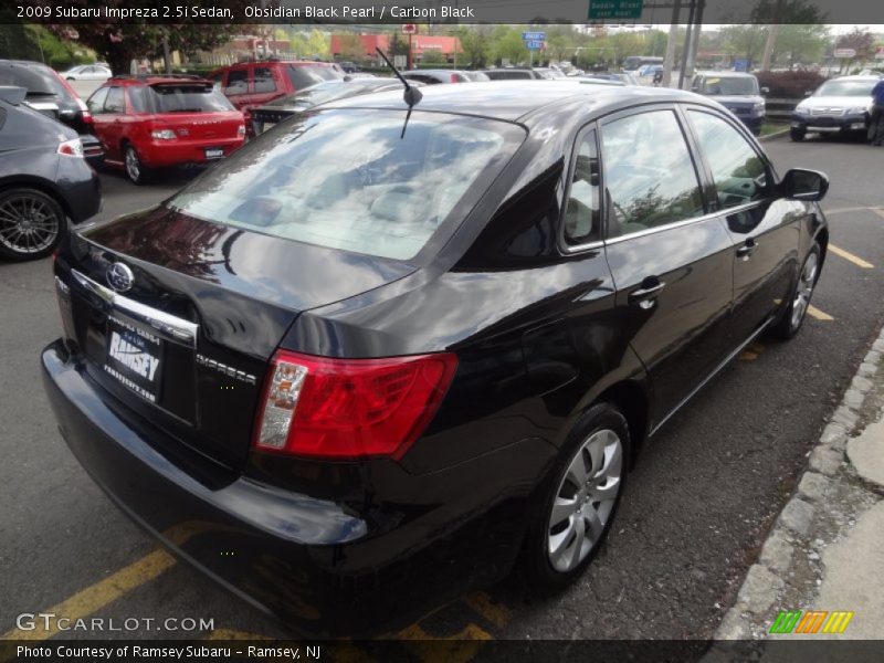 Obsidian Black Pearl / Carbon Black 2009 Subaru Impreza 2.5i Sedan