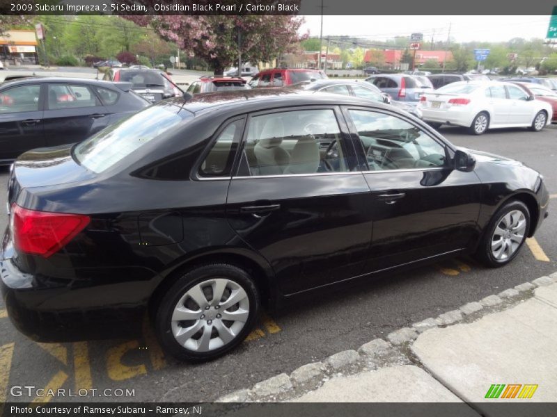 Obsidian Black Pearl / Carbon Black 2009 Subaru Impreza 2.5i Sedan