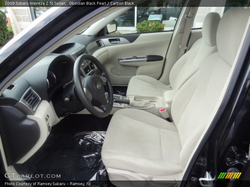 Obsidian Black Pearl / Carbon Black 2009 Subaru Impreza 2.5i Sedan