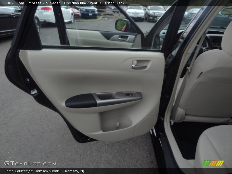 Obsidian Black Pearl / Carbon Black 2009 Subaru Impreza 2.5i Sedan