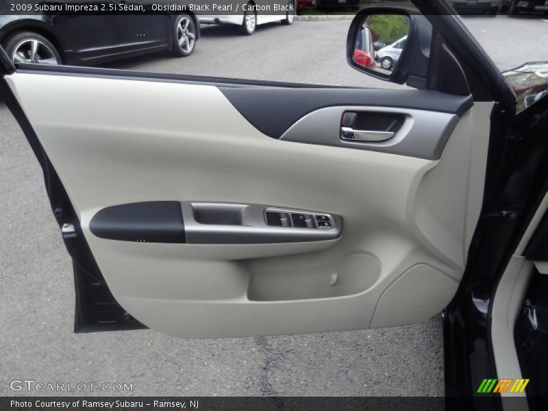 Obsidian Black Pearl / Carbon Black 2009 Subaru Impreza 2.5i Sedan