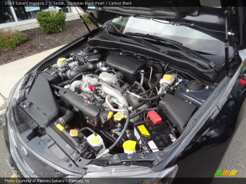 Obsidian Black Pearl / Carbon Black 2009 Subaru Impreza 2.5i Sedan