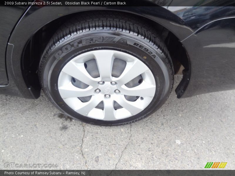 Obsidian Black Pearl / Carbon Black 2009 Subaru Impreza 2.5i Sedan