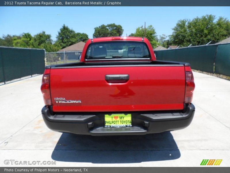 Barcelona Red Metallic / Graphite 2012 Toyota Tacoma Regular Cab