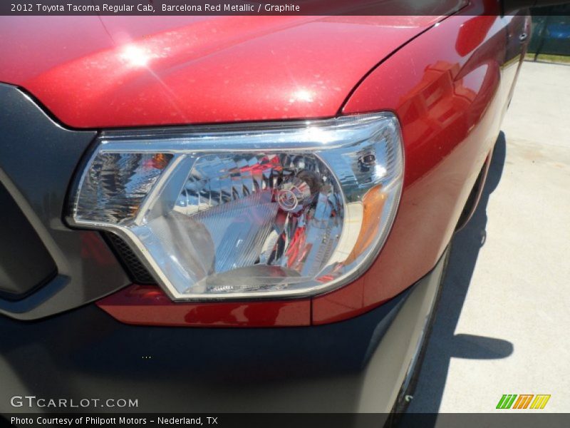 Barcelona Red Metallic / Graphite 2012 Toyota Tacoma Regular Cab