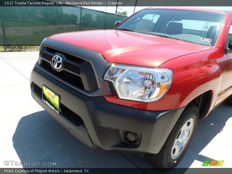 Barcelona Red Metallic / Graphite 2012 Toyota Tacoma Regular Cab