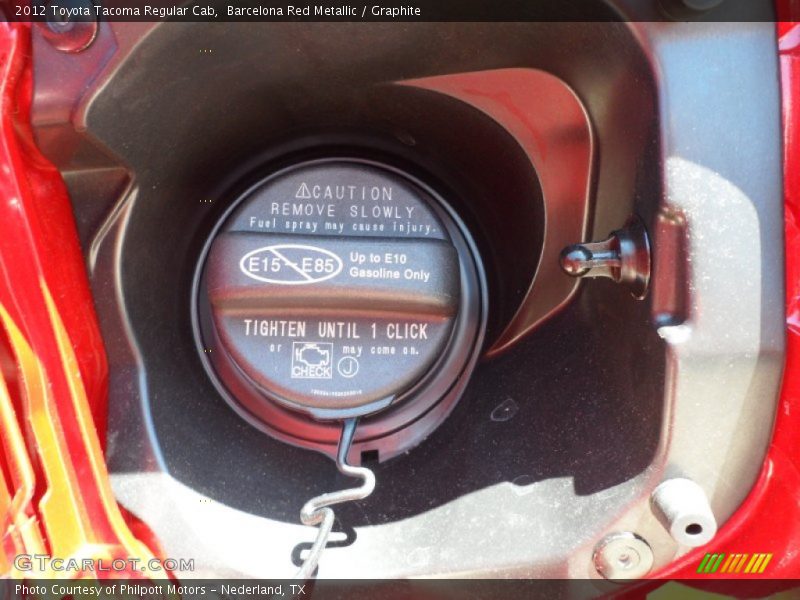 Barcelona Red Metallic / Graphite 2012 Toyota Tacoma Regular Cab