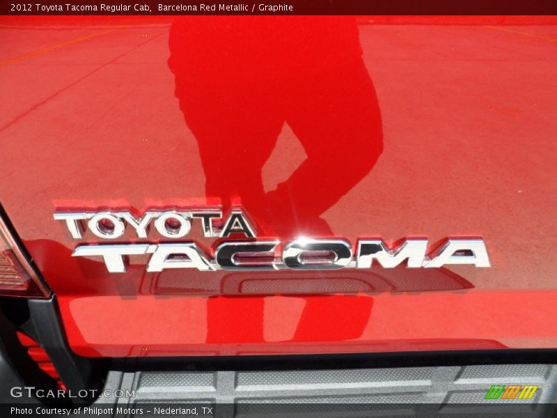 Barcelona Red Metallic / Graphite 2012 Toyota Tacoma Regular Cab