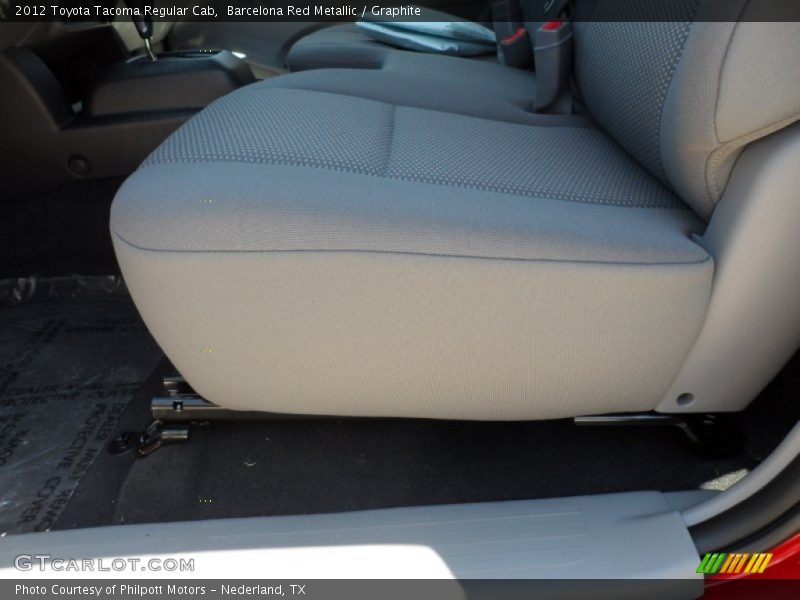 Barcelona Red Metallic / Graphite 2012 Toyota Tacoma Regular Cab