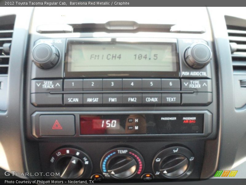 Barcelona Red Metallic / Graphite 2012 Toyota Tacoma Regular Cab
